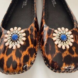 Vintage upcycled French shoe clips with Embellished Detail